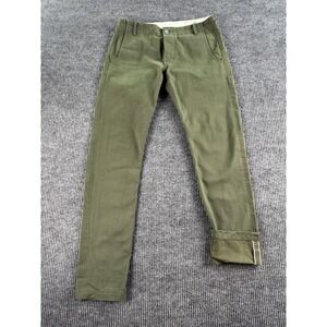 Rogue Territory Pants 32x34 Green Japanese Selvedge Twill Relax Taper USA RGT